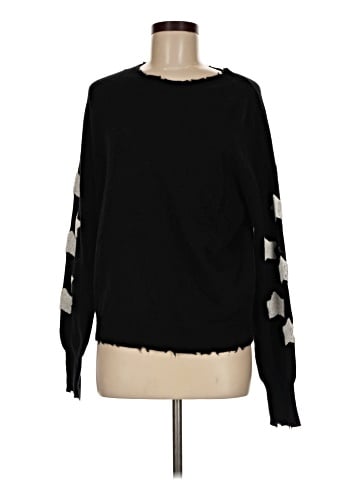 Aqua Cashmere Pullover Sweater (view 1)