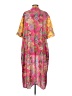 Johnny Was Floral Multi Color Pink Kimono Size S - photo 2