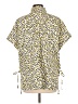 Escada Animal Print Yellow Short Sleeve Blouse Size EU 44 / US 14 - photo 2