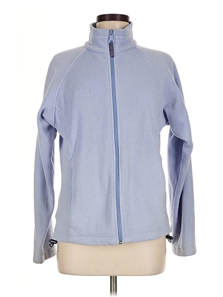 Pre-owned Columbia Fleece Jacket In Blue