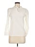 Made With Love Ivory Long Sleeve Blouse Size M - photo 1
