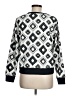 American Eagle Outfitters 100% Polyester Argyle Black Pullover Sweater Size M - photo 2