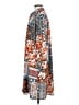 Unbranded Print Orange Casual Dress Size M - photo 5