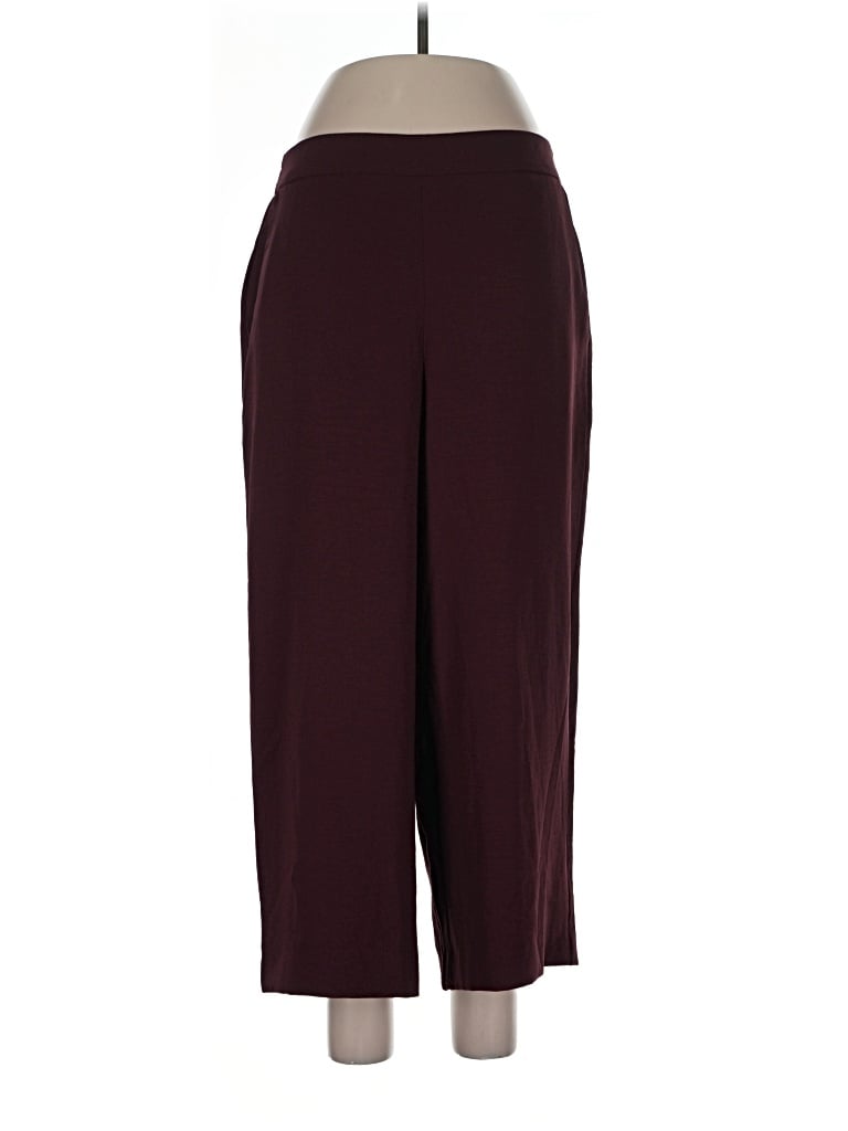 Pre-owned Nine West Casual Pants In Burgundy