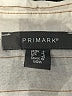 Primark 100% Cotton Stripes Ivory 3/4 Sleeve Button-Down Shirt Size 4 - photo 7