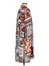 Unbranded Print Orange Casual Dress Size M - photo 4