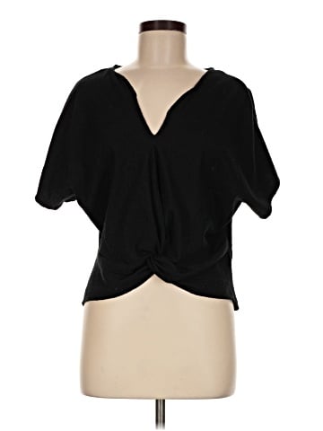 Zara W&B Collection Short Sleeve Top (view 1)