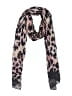 Roberto Cavalli 100% Modal Animal Print Pink Gray Scarf One size - photo 1
