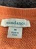 Sundance 100% Cotton Floral Orange Pullover Sweater Size M - photo 7
