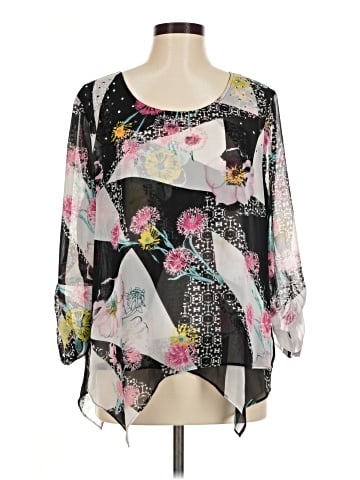Style&Co 3/4 Sleeve Blouse (view 1)