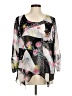 Style&Co 100% Polyester Black 3/4 Sleeve Blouse Size M - photo 1