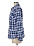 L.L.Bean Plaid Blue Long Sleeve Button-Down Shirt Size M - photo 5
