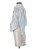 Unbranded 100% Polyester Stripes Blue Long Sleeve Blouse Size XS - photo 5