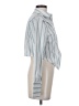 Unbranded 100% Polyester Stripes Blue Long Sleeve Blouse Size XS - photo 4