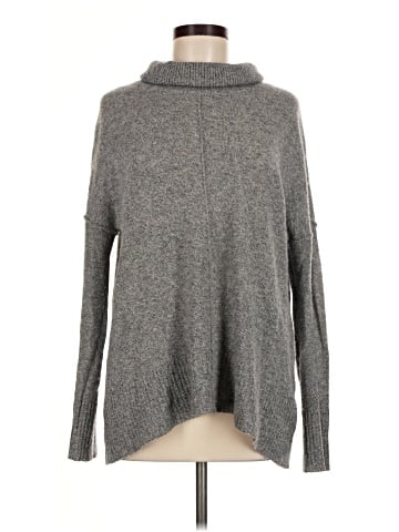 Aqua Cashmere Pullover Sweater (view 1)