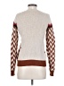 Madewell Chevron-herringbone Brown Pullover Sweater Size S - photo 2