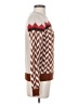 Madewell Chevron-herringbone Brown Pullover Sweater Size S - photo 4