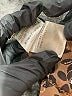 Breckenridge Animal Print Brown Long Sleeve Blouse Size 11 - photo 9