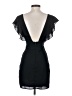 Superdown 100% Polyester Black Cocktail Dress Size XXS - photo 2