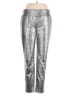 Fashion Nova 100% Polyester Metallic Silver Active Pants Size XL - photo 1