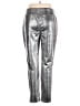 Fashion Nova 100% Polyester Metallic Silver Active Pants Size XL - photo 2