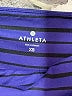 Athleta 100% Polyester Stripes Purple Leggings Size XS - photo 7