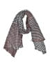 Unbranded Houndstooth Gray Orange Scarf One size - photo 1