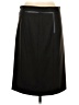 Akris Punto Solid Black Brown Formal Skirt Size 12 - photo 2