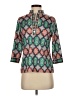 Gretchen Scott Designs Green 3/4 Sleeve Blouse Size XS - photo 1