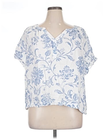 Lucky Brand Short Sleeve Blouse (view 1)