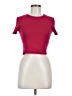 Zara Pink Red Short Sleeve Turtleneck Size M - photo 1