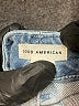 Good American Color Block Blue Jeans Size 10 - photo 7