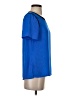 Banana Republic 100% Polyester Blue Short Sleeve Top Size S - photo 4