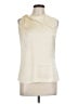 Theory 100% Polyester Ivory Sleeveless Blouse Size M - photo 1