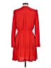 Express 100% Polyester Solid Red Casual Dress Size M - photo 2