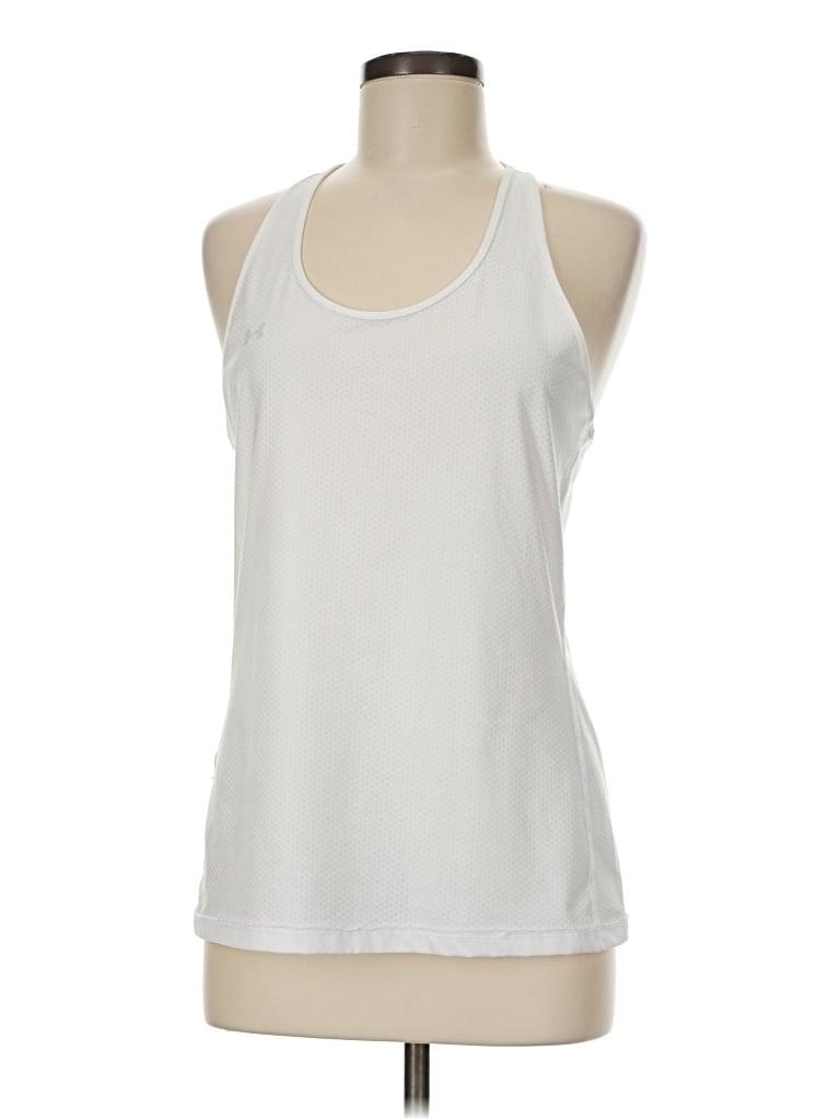 Pre-owned Under Armour Active Tank Top In White
