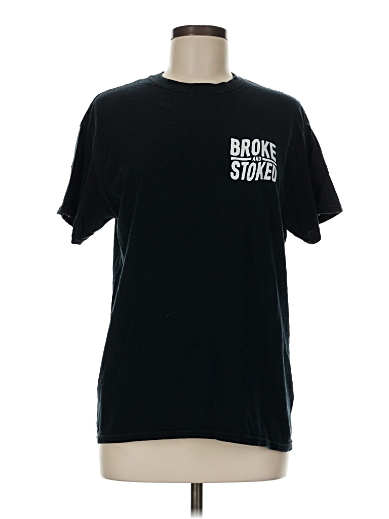 Pre-owned Assorted Brands Short Sleeve T-shirt In Black