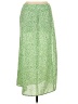 Shein 100% Polyester Animal Print Green Casual Skirt Size L - photo 1