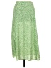 Shein 100% Polyester Animal Print Green Casual Skirt Size L - photo 2