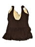 Shape FX Brown Swimsuit Top Size 22W - photo 2
