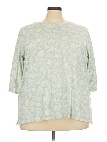 Lands' End 3/4 Sleeve T-Shirt (view 1)