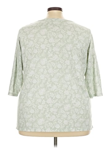 Lands' End 3/4 Sleeve T-Shirt (view 2)