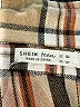 Shein Plaid Tan Long Sleeve Blouse Size 14 - photo 7