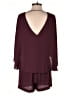 BCBGMAXAZRIA 100% Polyester Solid Burgundy Romper Size S - photo 2