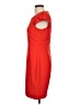 H&M Solid Red Casual Dress Size 10 - photo 5
