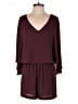 BCBGMAXAZRIA 100% Polyester Solid Burgundy Romper Size S - photo 1