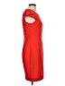H&M Solid Red Casual Dress Size 10 - photo 4