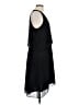 Trouve 100% Polyester Solid Black Cocktail Dress Size L - photo 4