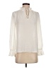 J.Crew 100% Polyester Ivory Long Sleeve Blouse Size XXS - photo 1