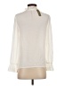 J.Crew 100% Polyester Ivory Long Sleeve Blouse Size XXS - photo 2